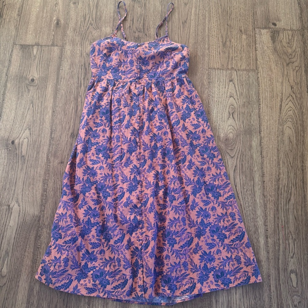 Universal Thread Pink Floral Spring Dress | Tie-Back Cottagcore Summer Dress